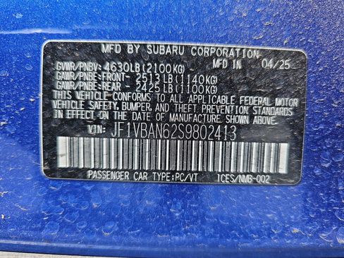 Used 2025 Subaru WRX Limited image 16