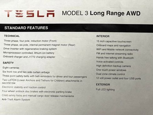 Used 2022 Tesla Model 3 Long Range image 10
