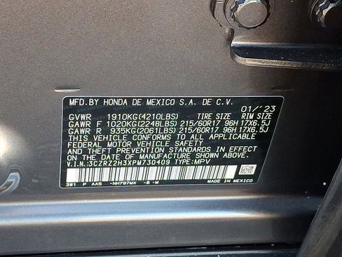 Certified 2023 Honda HR-V LX image 26