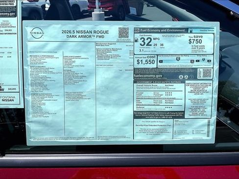 New 2026 Nissan Rogue Dark Armor FWD image 14