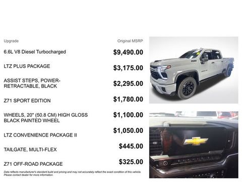 Used 2024 Chevrolet Silverado 2500 LTZ w/ LTZ Plus Package AWD/4WD image 3