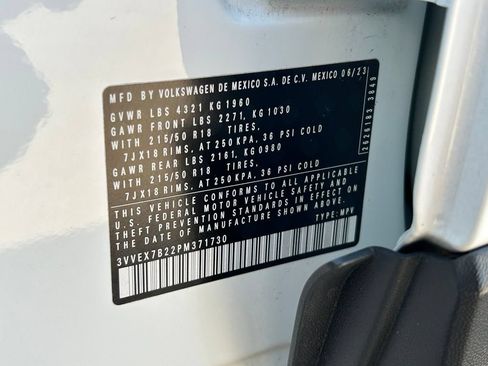 Certified 2023 Volkswagen Taos SE FWD image 50