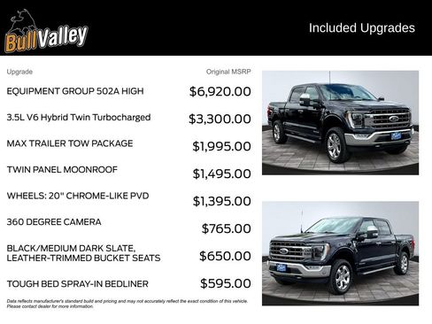 Used 2021 Ford F150 Lariat w/ Equipment Group 502A High AWD/4WD image 11