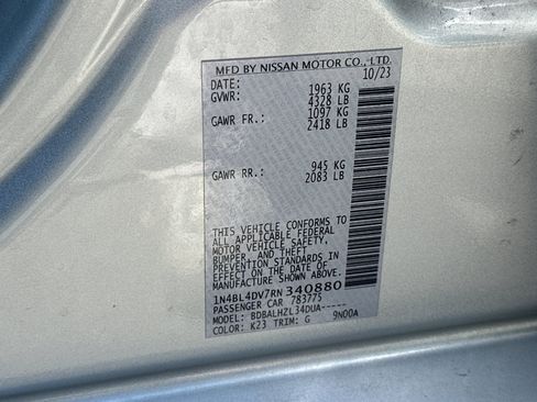 Certified 2024 Nissan Altima 2.5 SV FWD image 28