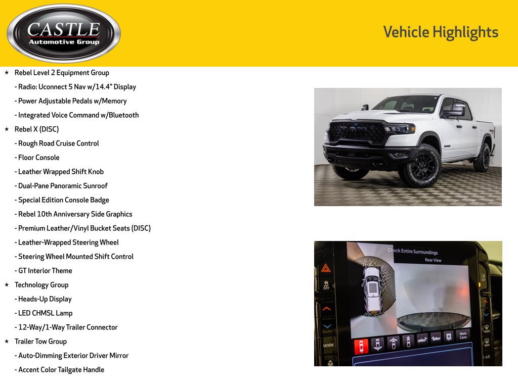 Used 2025 RAM 1500 Rebel w/ Advanced Safety Group II AWD/4WD image 16