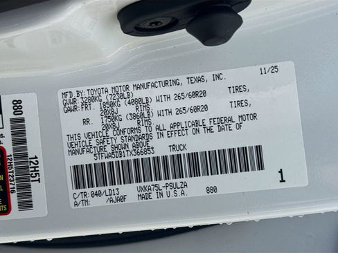 New 2026 Toyota Tundra Limited image 33