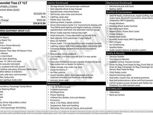 Used 2020 Chevrolet Trax LT AWD/4WD image 15