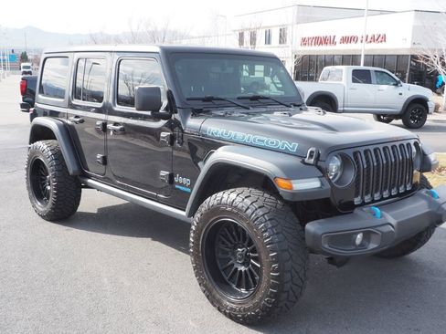 Used 2022 Jeep Wrangler Unlimited Rubicon 4xe w/ Cold Weather Group image 9