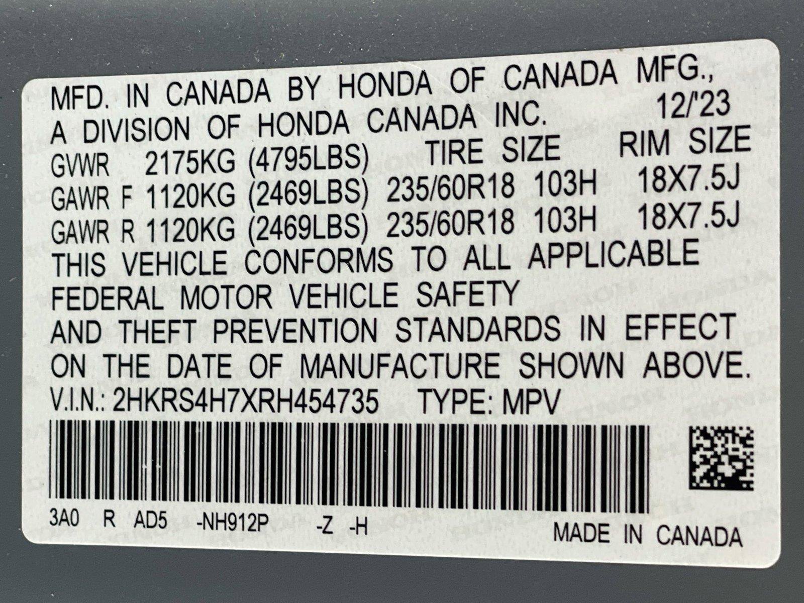 Certified 2024 Honda CR-V EX-L image 35