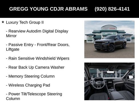 New 2025 Jeep Grand Cherokee L Limited w/ Luxury Tech Group II image 19