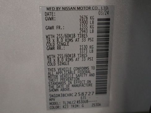 Used 2024 Nissan Pathfinder SV image 22