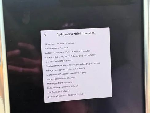 Used 2017 Tesla Model X 100D AWD/4WD image 14