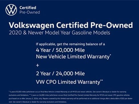Certified 2020 Volkswagen Passat 2.0T SE image 1