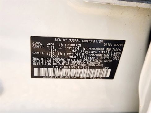 Used 2020 Subaru Outback Touring w/ Popular Package #2 image 27