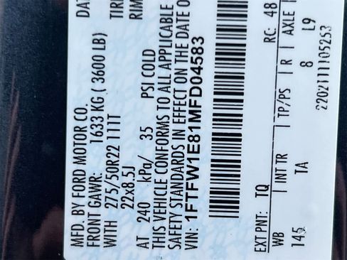 Used 2021 Ford F150 Limited image 36