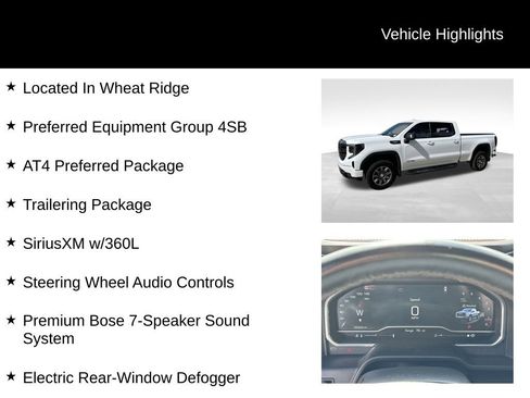 Certified 2024 GMC Sierra 1500 AT4 w/ AT4 Preferred Package AWD/4WD image 9
