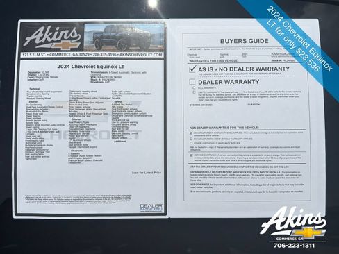 Used 2024 Chevrolet Equinox LT w/ Driver Convenience Package AWD/4WD image 10