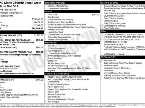 New 2026 GMC Sierra 2500 Denali w/ Denali Reserve Package AWD/4WD image 3