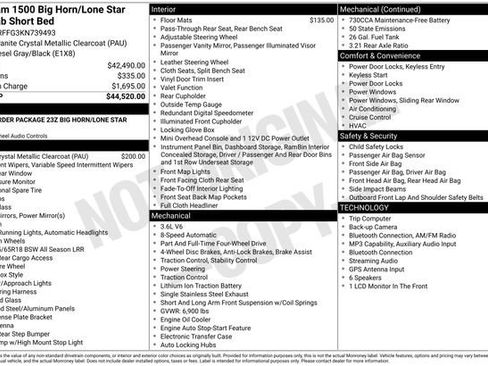 Used 2019 RAM 1500 Big Horn AWD/4WD image 2