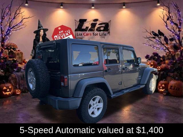 Certified 2017 Jeep Wrangler Unlimited Sport w/ Quick Order Package 24S AWD/4WD image 3