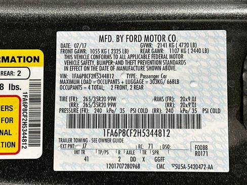Used 2017 Ford Mustang GT Premium RWD image 12