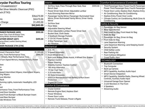 Used 2021 Chrysler Pacifica Touring w/ S Appearance Package FWD image 10