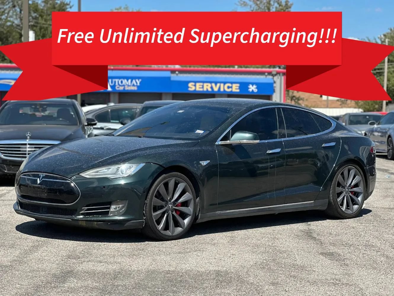 Used 2014 Tesla Model S P85D AWD/4WD image 1