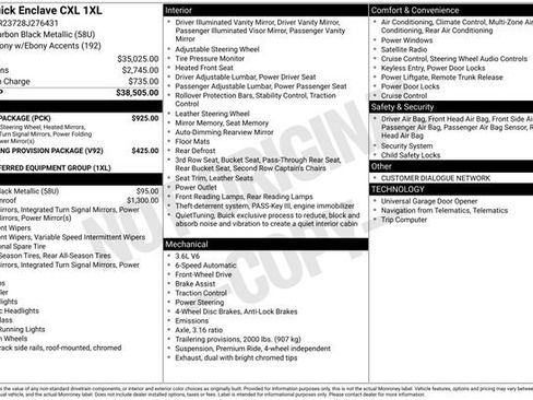 Used 2008 Buick Enclave CXL w/ Luxury Package FWD image 2