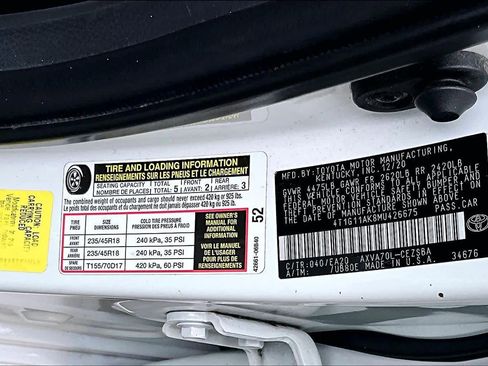 Used 2021 Toyota Camry SE FWD image 34