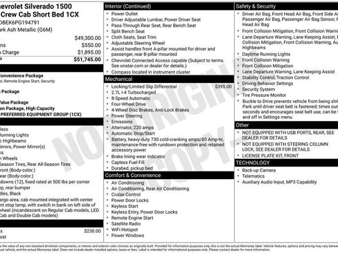 Certified 2023 Chevrolet Silverado 1500 Custom AWD/4WD image 10