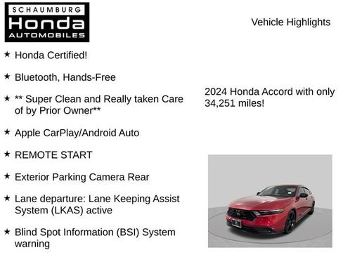 Certified 2024 Honda Accord Sport image 14