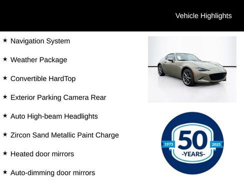 Used 2023 MAZDA MX-5 Miata Grand Touring w/ Weather Package RWD image 7