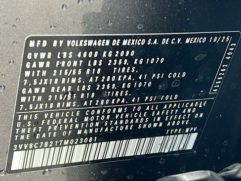 New 2026 Volkswagen Taos S image 30