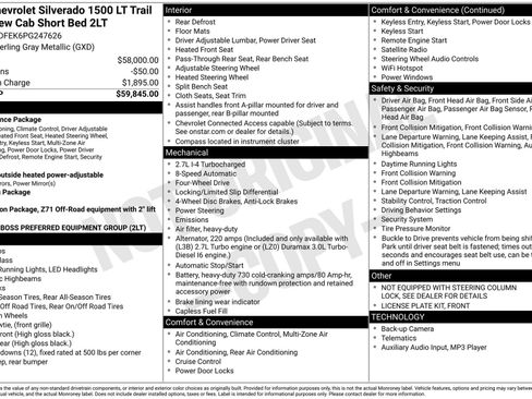 Used 2023 Chevrolet Silverado 1500 LT Trail Boss image 3