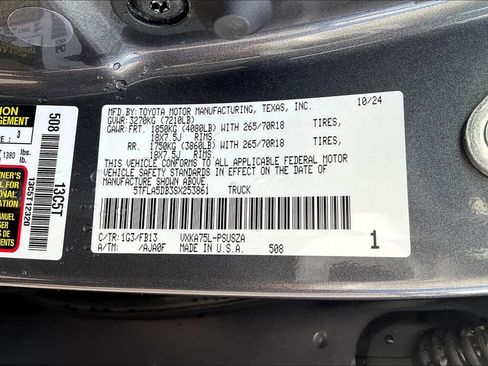 Used 2025 Toyota Tundra SR5 AWD/4WD image 35