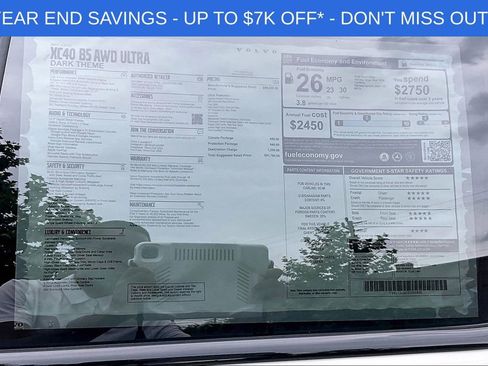 Used 2025 Volvo XC40 B5 Ultra w/ Protection Package Premier image 31