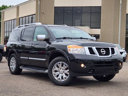 Used 2015 Nissan Armada Platinum w/ 2nd Row Captain Seat Package AWD/4WD image 33