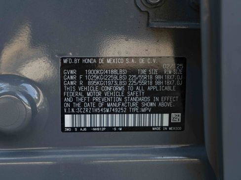 Used 2025 Honda HR-V Sport image 44