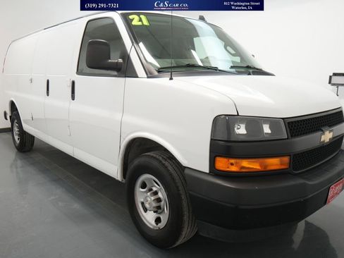 Used 2021 Chevrolet Express 2500 Extended w/ Driver Convenience Package RWD image 1
