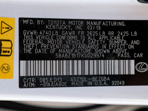 Used 2019 Lexus ES 350 image 63