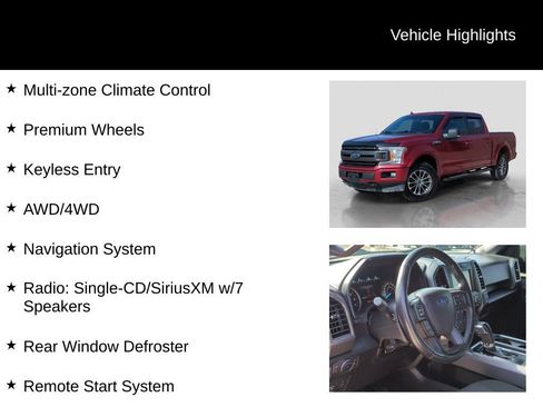 Used 2018 Ford F150 XLT w/ Equipment Group 302A Luxury image 26