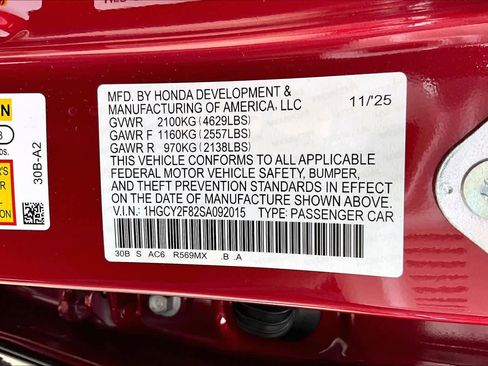 New 2025 Honda Accord Touring image 21