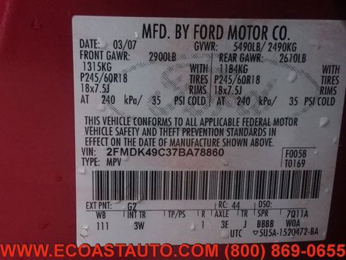 Used 2007 Ford Edge SEL Plus image 16