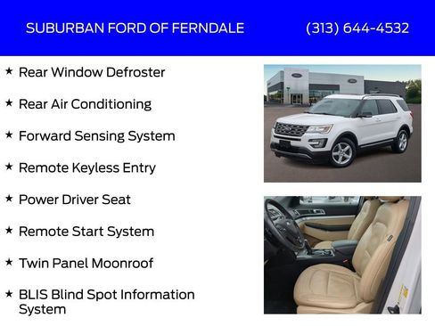 Used 2017 Ford Explorer XLT w/ Equipment Group 202A image 17