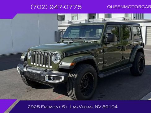 Used 2020 Jeep Wrangler Unlimited Sahara AWD/4WD image 1