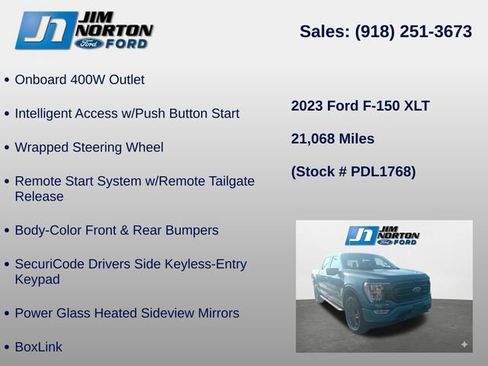 Used 2023 Ford F150 XLT w/ Equipment Group 302A High AWD/4WD image 17