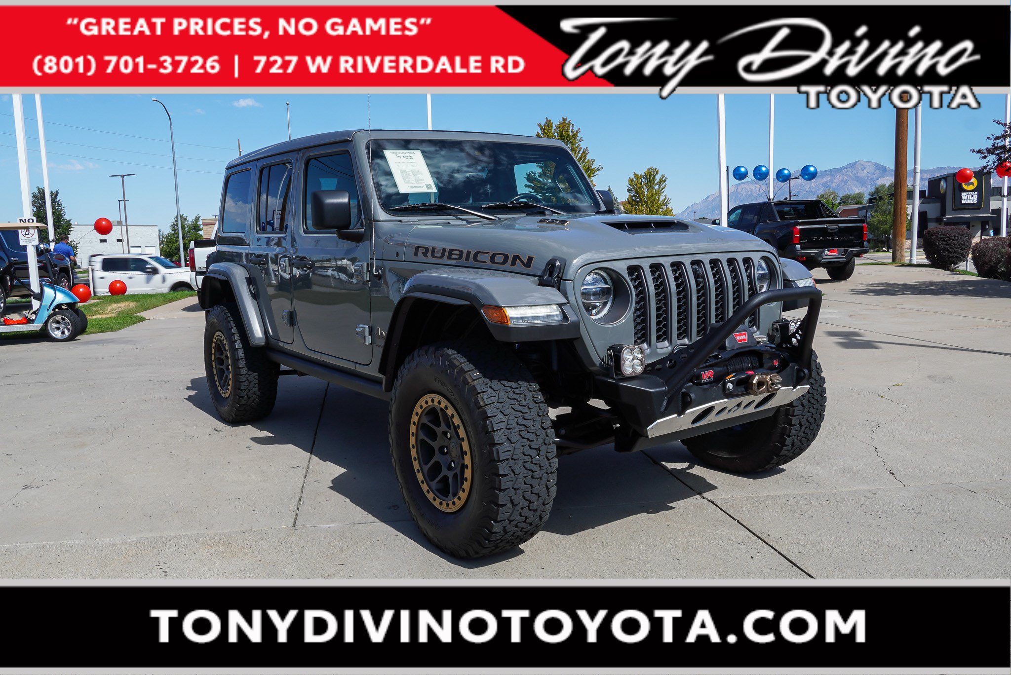 Used 2022 Jeep Wrangler Unlimited Rubicon w/ Xtreme Recon 35" Tire Package AWD/4WD image 1