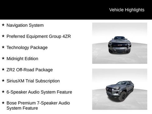 Certified 2025 Chevrolet Colorado ZR2 w/ Midnight Edition AWD/4WD image 13