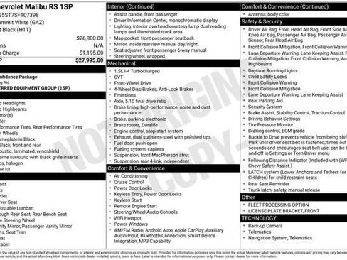Used 2025 Chevrolet Malibu RS FWD image 31