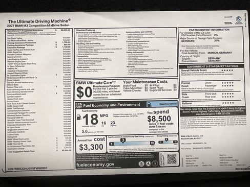 New 2027 BMW M3 Competition AWD/4WD image 37